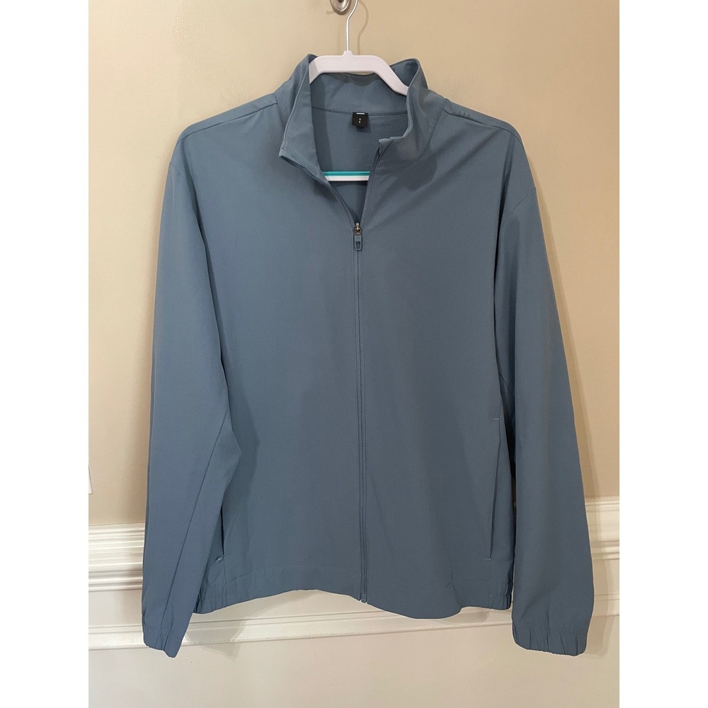 Lululemon Zeroed in Track Jacket Mens Size L Steel Blue